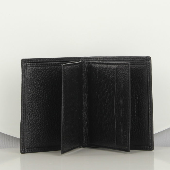 Zoozie Bags Billetera de Cuero Genuino Negra
